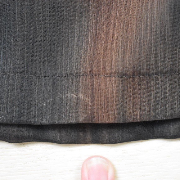 SOLD 90s The Limited Womens Pants High Waist Wide Leg Black Brown VTG - Picture 4 of 5